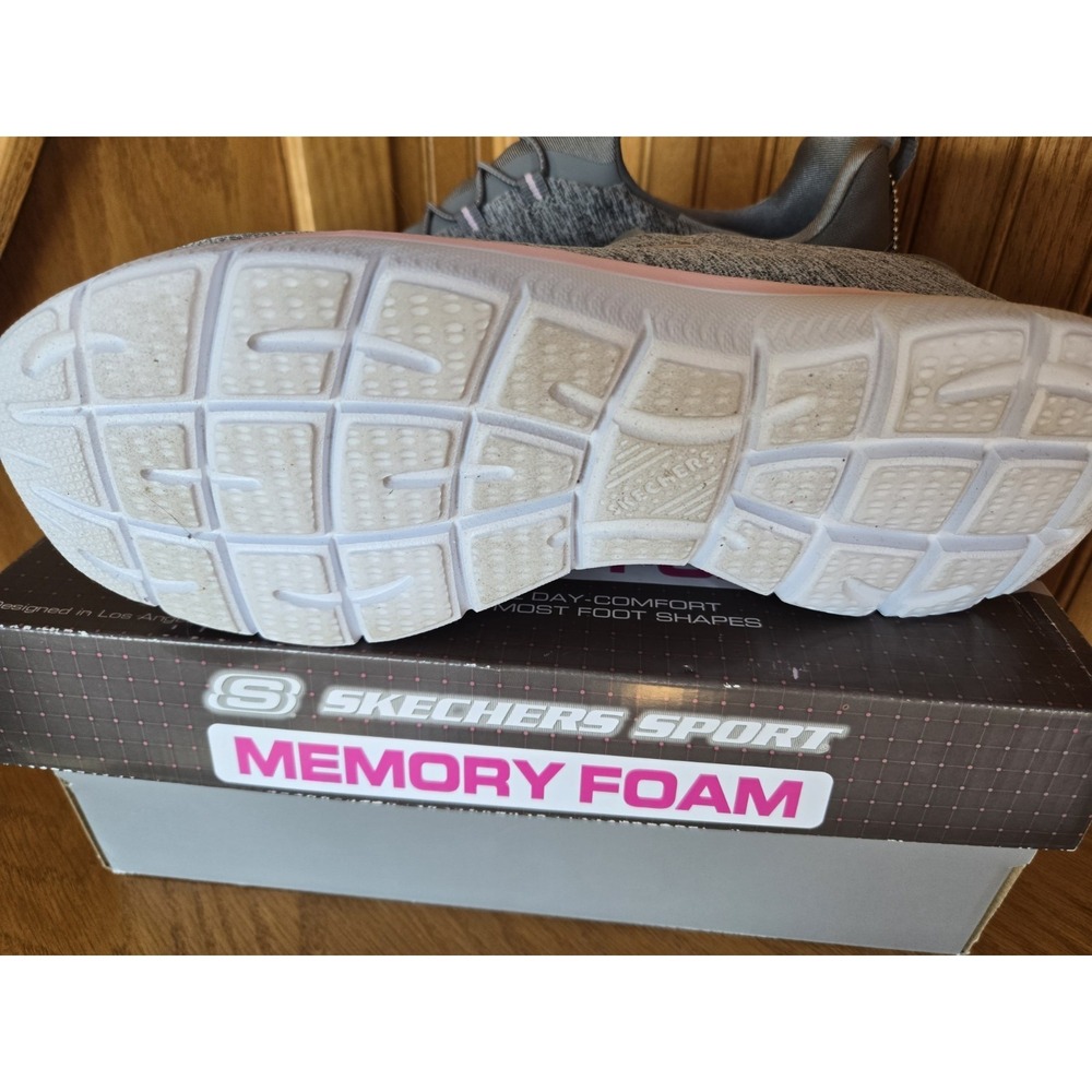 Skechers 11 M Summits Quick Getaway Women's Slip On Shoes Size 12983 GYLP Gray - Picture 5 of 7